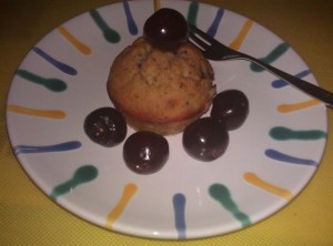 Cherry Chocolate Muffin