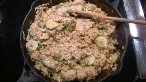 Almost Paleo Zucchini Mushroom Risotto