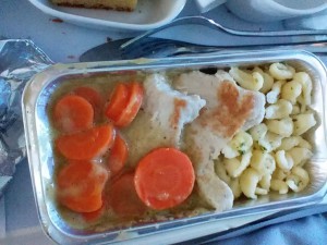 Lunch in Lufthansa Plane A-380