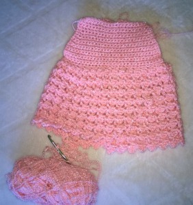 Pink Baby Dress in the works